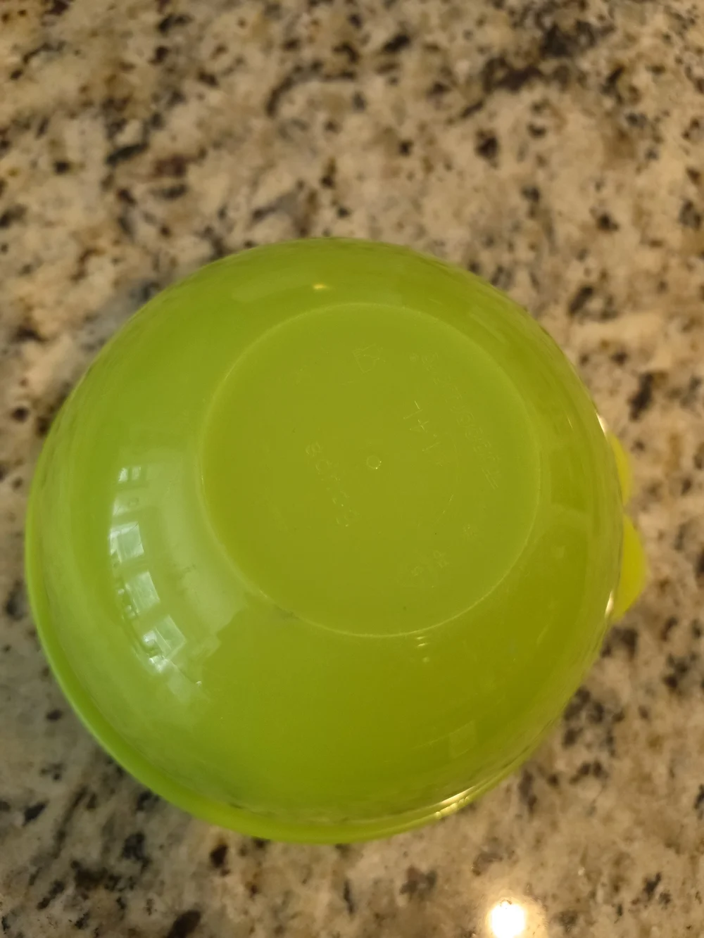 Tupperware Bright Lime Green Round Storage Bowl with Lid 1.4L
